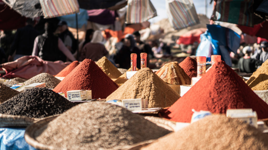 Local life and markets in Morocco